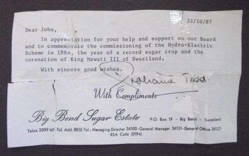 1986 SWAZILAND 25 EMALANGENI SILVER PROOF COIN IN ORIGINAL ROYAL MINT BOX - 2500 MINTED