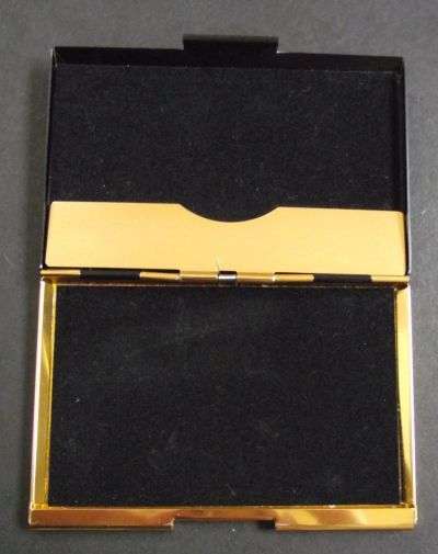 DECORATIVE BUSINESS CARD HOLDER