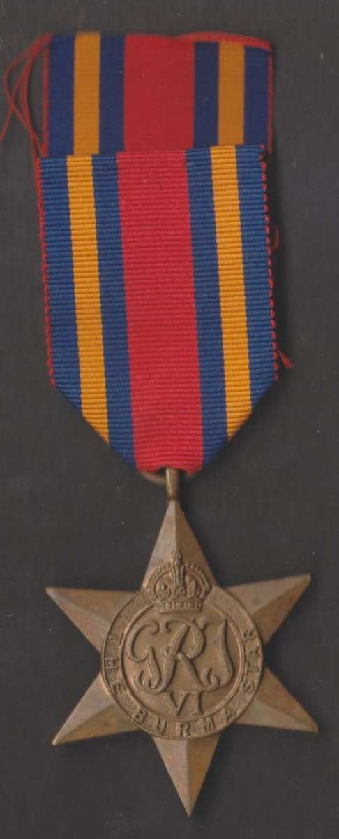 ORIGINAL WORLD WAR 2 BURMA STAR FULL SIZE MEDAL - UNNAMED