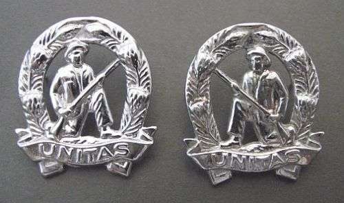 UNITAS COMMANDO CHROME PAIR OF COLLARS