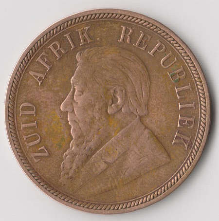 1898 ZAR PENNY COIN