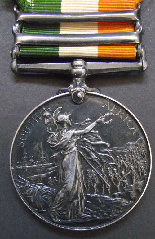 QSA MEDAL WITH 5 CLASPS & KSA MEDAL TO SERGEANT F KEEGAN 2nd BATTALION SOMERSET LIGHT INFANTRY