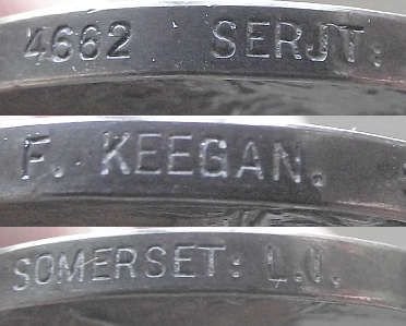 QSA MEDAL WITH 5 CLASPS & KSA MEDAL TO SERGEANT F KEEGAN 2nd BATTALION SOMERSET LIGHT INFANTRY