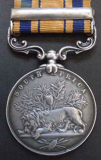 SOUTH AFRICA GENERAL SERVICE MEDAL WITH 1877-78 CLASP TO CAPTAIN IN PEDDIE FINGOE LEVY-ONLY 8 ISSUED