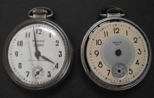 3 x POCKET WATCHES NOT WORKING - SOLD FOR SPARES