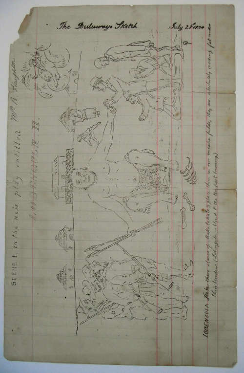 RARE ORIGINAL 1894 THE BULAWAYO SKETCH RHODESIAN NEWSPAPER - RARE SURVIVOR