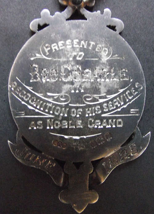 1925 NATAL UNITY LODGE MASONIC SILVER MEDAL - HALLMARKED