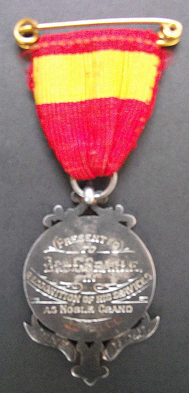 1925 NATAL UNITY LODGE MASONIC SILVER MEDAL - HALLMARKED