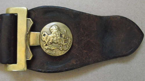 RHODESIA BSAP BRITISH SOUTH AFRICA POLICE BELT BUCKLE +/- 90 cm IN LENGTH