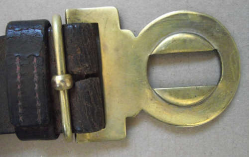 RHODESIA BSAP BRITISH SOUTH AFRICA POLICE BELT BUCKLE +/- 90 cm IN LENGTH