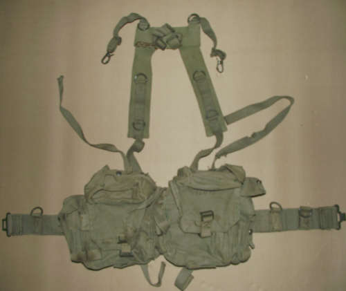 SADF 1970 PATTERN WEBBING, YOKE, AMMO AND KIDNEY POUCHES