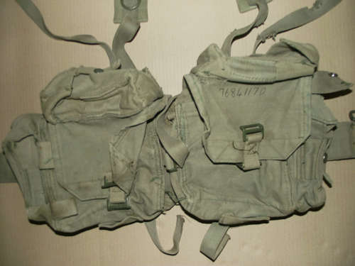 SADF 1970 PATTERN WEBBING, YOKE, AMMO AND KIDNEY POUCHES