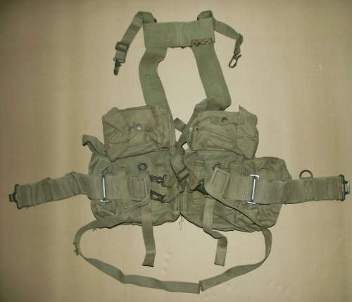 SADF 1970 PATTERN WEBBING, YOKE, AMMO AND KIDNEY POUCHES