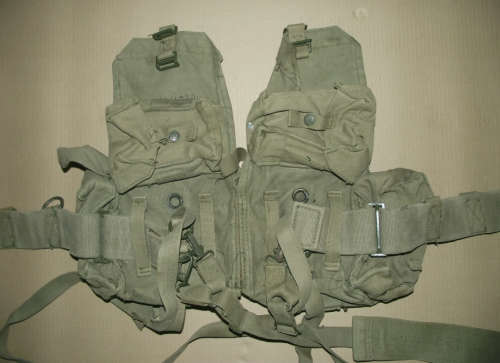 SADF 1970 PATTERN WEBBING, YOKE, AMMO AND KIDNEY POUCHES