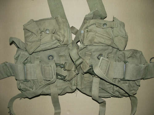 SADF 1970 PATTERN WEBBING, YOKE, AMMO AND KIDNEY POUCHES