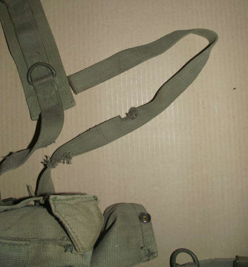 SADF 1970 PATTERN WEBBING, YOKE, AMMO AND KIDNEY POUCHES