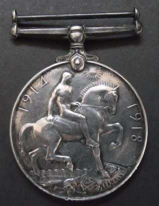 WORLD WAR ONE BRITISH WAR MEDAL TO A DRIVER IN THE SOUTH AFRICAN SERVICE CORPS S.A.S.C