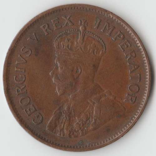 1926 UNION OF SOUTH AFRICA HALF PENNY COIN