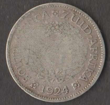1923,1924 & 1925 UNION OF SOUTH AFRICA 3 PENCE TICKEYS