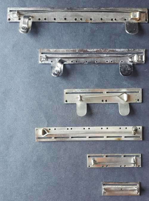 LOT OF MEDAL HANGERS - DIFFERENT LENGTHS