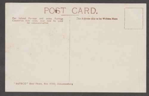 VINTAGE NATAL ESTCOURT REAL PHOTOGRAPH POSTCARD - UNUSED