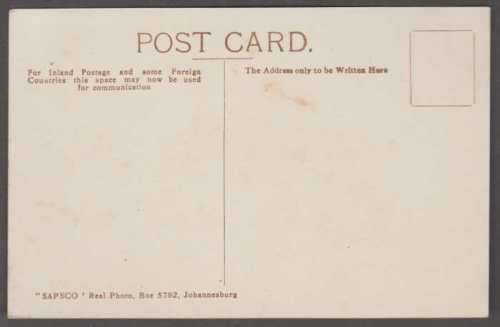 VINTAGE NATAL ESTCOURT RAILWAY BRIDGE REAL PHOTOGRAPH POSTCARD - UNUSED