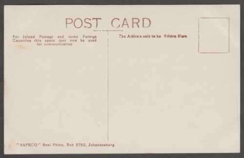 VINTAGE NATAL ESTCOURT RAILWAY STATION REAL PHOTOGRAPH POSTCARD - UNUSED