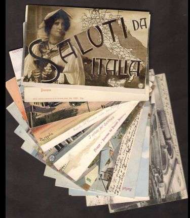 Super Lot of Early 1900's ITALY POSTCARDS x 16-Used