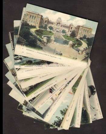 1905-07 FRANCE Postcards x 18 ALL COLOUR! -Used