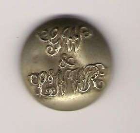 Great Western & London North West Company RAILWAY Button!