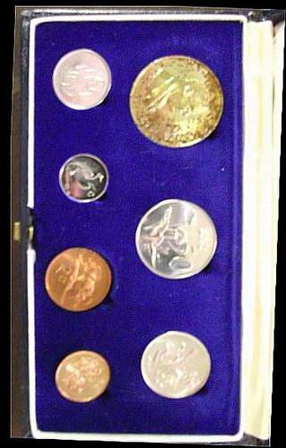 1967 Rsa SHORT PROOF SET In SAM BOX