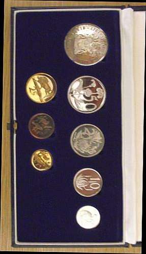 1983 Rsa SHORT PROOF SET In SAM BOX
