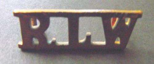 REGIMENT LOUW WEPENER METAL SINGLE SHOULDER TITLE