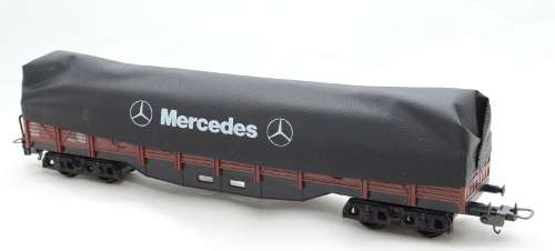 Mercedes Freight Car with tarpaulin - HO