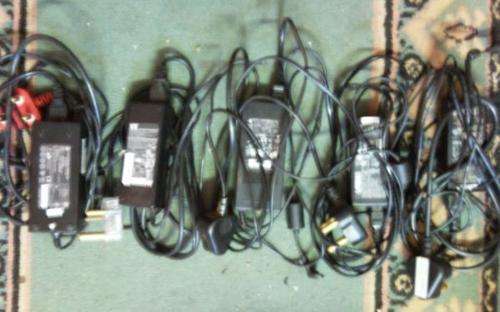 Various laptop chargers