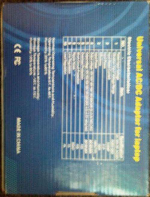 Universal laptop charger 100 watt