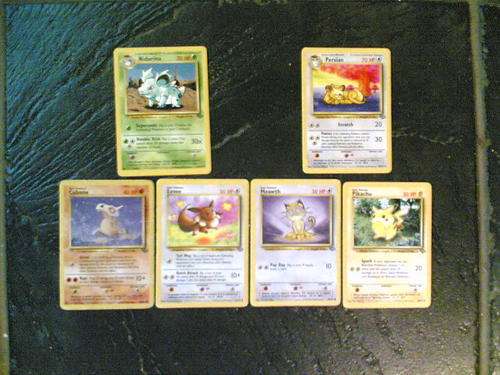 Pokemon Jungle Set collector's cards