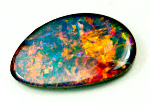 SENSATIONAL TOP COLOUR 0.92 LIGHTNING RIDGE OPAL DOUBLET!!!
