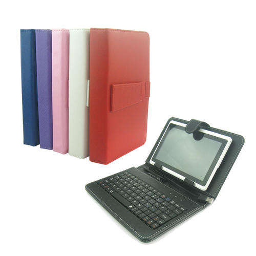 7 Inch Tablet Keyboard Cover. RED, BLUE, PINK, PURPLE, BLACK, BROWN