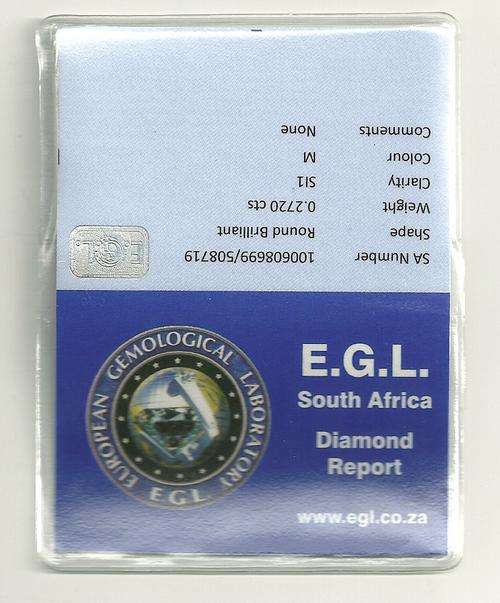 0.27ct Round Brilliant - EGL