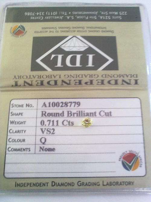 0.71ct Diamond VS2