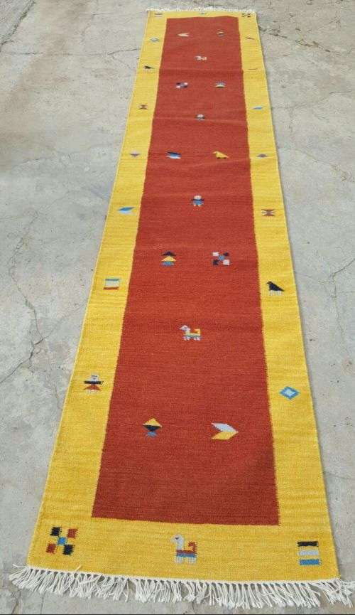 STUNNING HAND MADE KILIM RUNNER. 3.1 m x 0.9 m PRISTINE CONDITION!!!!!!!