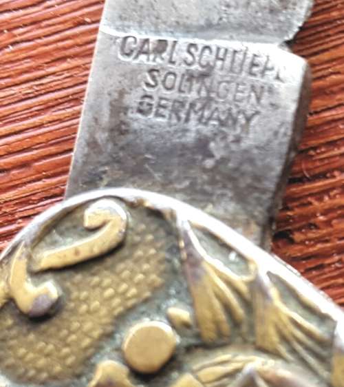 EENDRACHT MAAKT MACHT KRUGER DE WET POCKET KNIFE. CHARLES SCHLIEPER. ..SOLIGEN