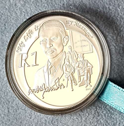 2008 PROTEA 24 CT GOLD PROOF SET. M GHANDI. please read..........