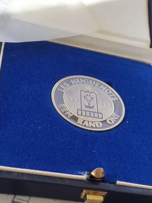 1988  HUGUENOTS  SILVER PROOF R1