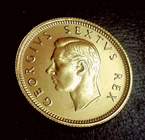 1952 SA UNION PROOF  HALF POUND.