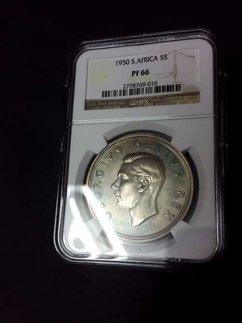 1950 SA UNION SHORT PROOF SET GRADED BY NGC..... HIGH GRADES