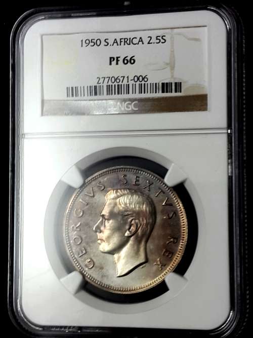 1950 SA UNION SHORT PROOF SET GRADED BY NGC..... HIGH GRADES