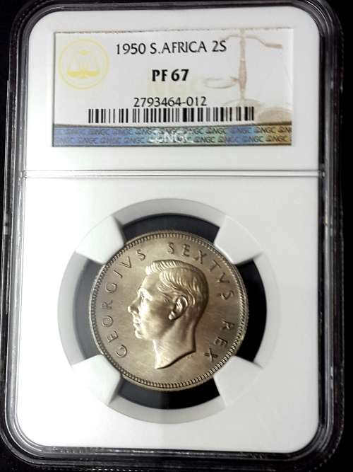 1950 SA UNION SHORT PROOF SET GRADED BY NGC..... HIGH GRADES