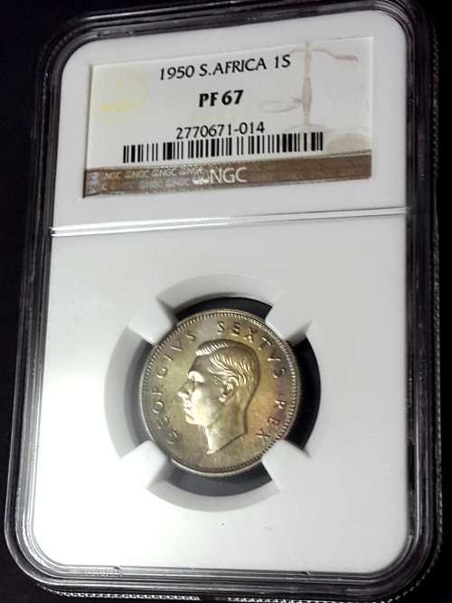 1950 SA UNION SHORT PROOF SET GRADED BY NGC..... HIGH GRADES